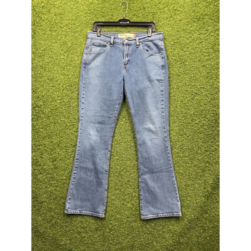Levis Nouveau Bootcut Jeans Womens 10 M Mis Casual Comfort Workwear Light Wash